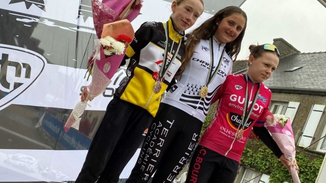 Bretagne CLM U15 dames: Lebreton sur ses terres