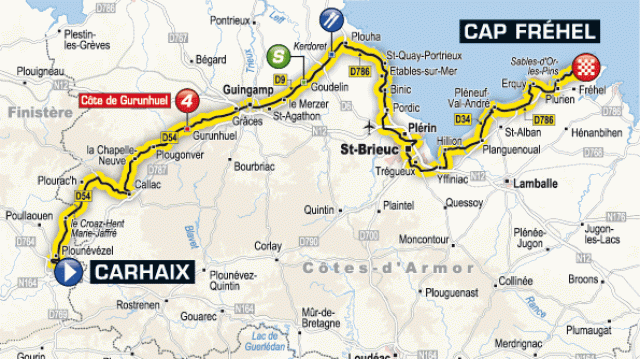 5e tape : Carhaix (29) - Cap Frhel (22)