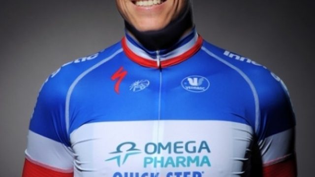 Les maillots de la formation Omega Pharma - Quick Step 