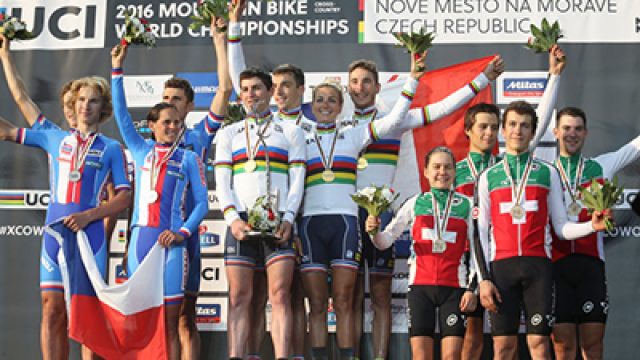 VTT: les franais champions du Monde du relais 