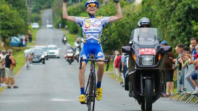 Grand Prix de la Mine  Poullaoun (29) : Gaudu devant Gesbert