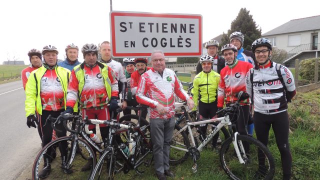 St Etienne en Cogles (35): randos cyclo et vtt , le 13 mars
