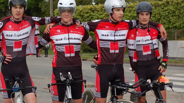 Tour de l'Eure juniors #2 : les Bretons placs sur le chrono