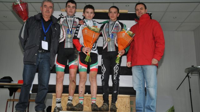 Retro 2013 Bretagne Cyclo cross : tripl carhaisien en minimes 