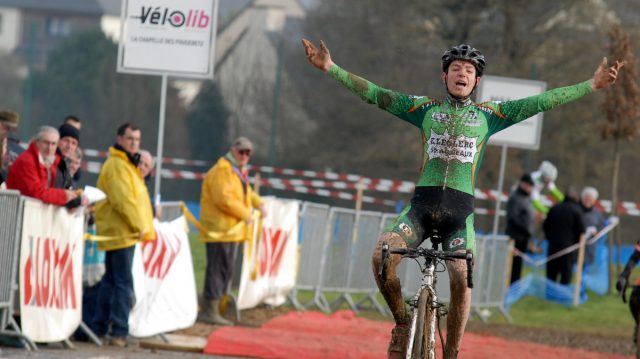 Cyclo-Cross de La Mzire (35) : Lepoitevin chez les cadets, Herv chez les dames.