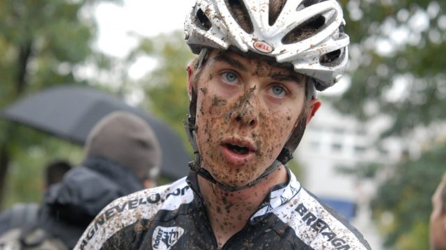 Gesbert au pied du podium  Saverne