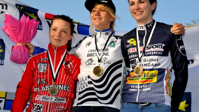 Bretagne CLM Dames : Demay, Sero et Vinsot couronnes