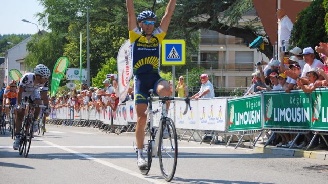 Tour du Limousin: Borut Brozic (Vacansoleil) au sprint 