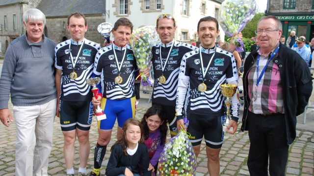 Bretagne PC  Guerlesquin : Jouanet, Auffret, Gestin et Colombier 