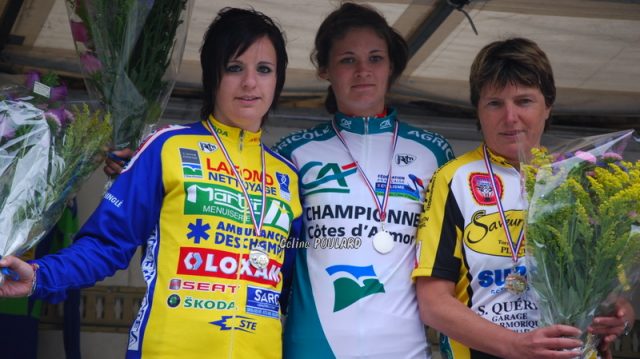 Championnat 22 pass'cyclisme  Saint-Carreuc : Theffo, Prigent et Toublanc