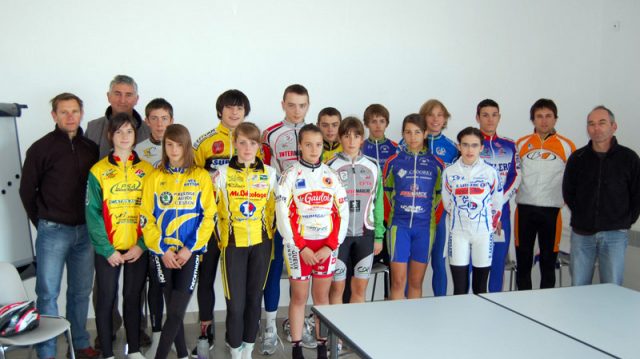 Les jeunes champions en stage de Cyclo-Cross