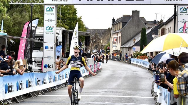 2e tape Argol - Argol : Le Sudois Vilgot Reinhold en solitaire