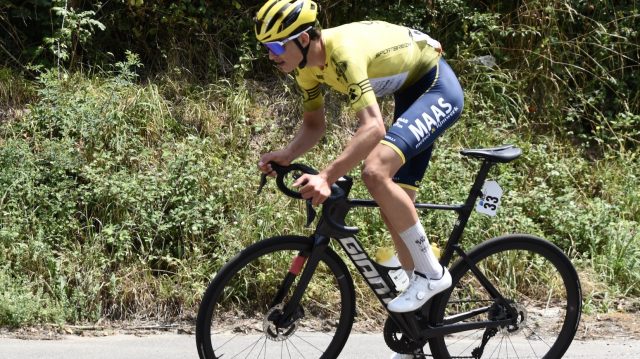 La Sportbreizh U19 UCI 2026. Jop Van Den Biggelaar, le jaune lui va si bien