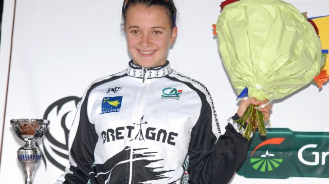 Challenge "La France Cycliste" Dames, Juniors Dames et Cadettes  Besanon : Ferrier-Bruneau, Perry et Grumel 