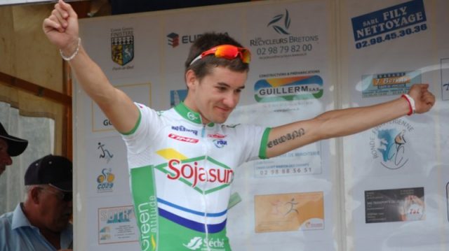 Ronde Finistrienne  Saint-Evarzec : Attention  Erwann Corbel