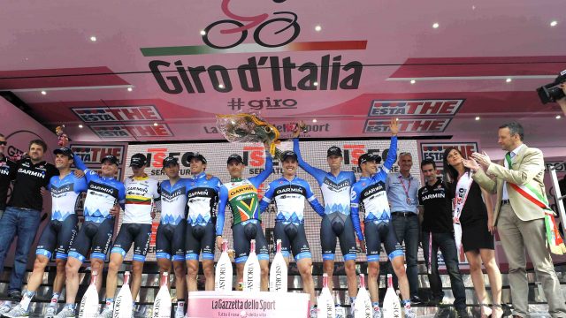 Tour d'Italie : Garmin Barracuda s'impose / Navardauskas en Rose 