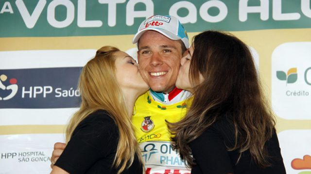 Philippe Gilbert 1er leader du Tour d'Algarve 