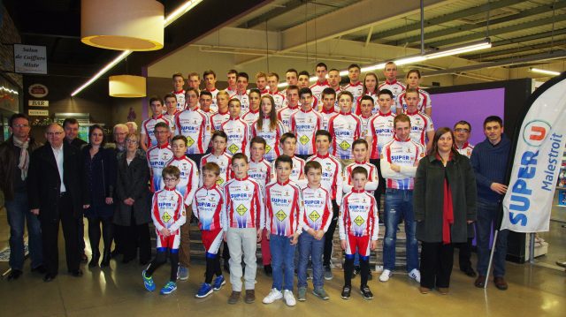 Remise de maillot  la Socit Cycliste de Malestroit