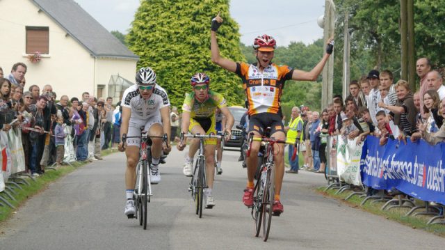 Warren Barguil (AC Lanester 56) sur la Ronde du Maquis 