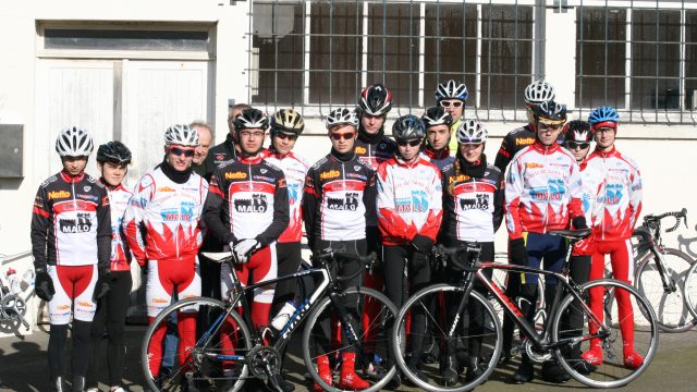 Les jeunes du VC Saint Malo en stage