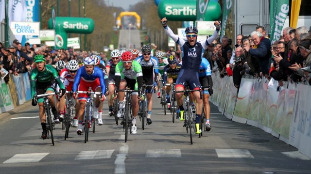 Circuit de la Sarthe - Pays de la Loire #1 : Pelucchi devant Coquard