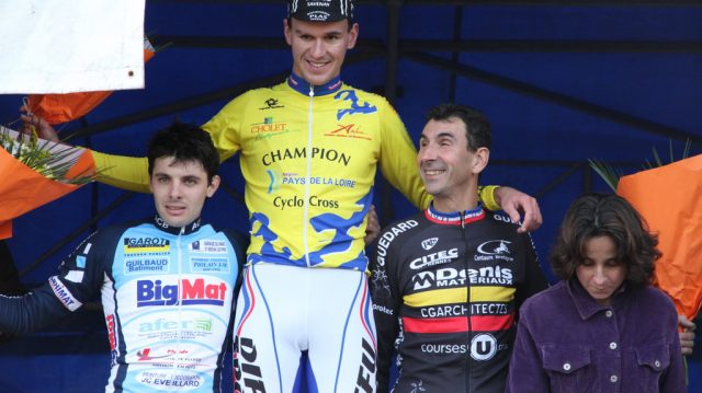 Cyclo-cross de Coueron (44) : Riou, Rival, Cojean et Trhin 