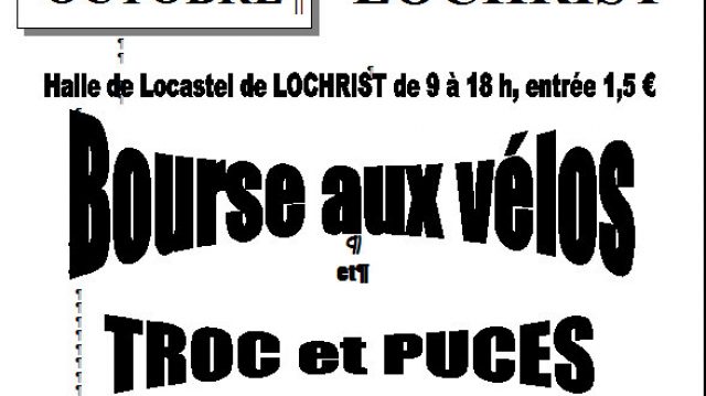 Bourse aux vlos dimanche  Lochrist Inzinzac 