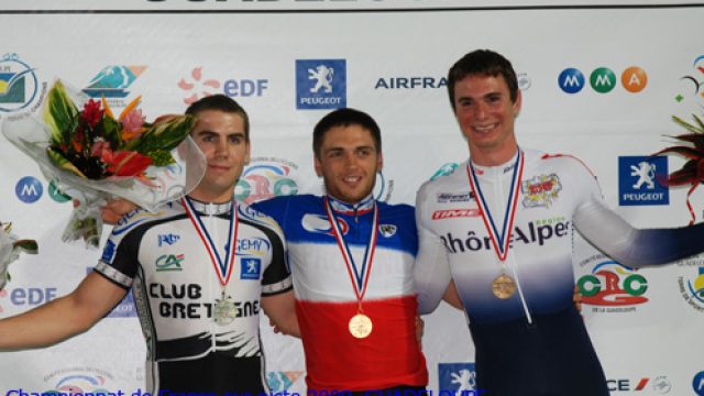 Championnat de France Piste: Kvin Guillot 2me de la vitesse Juniors