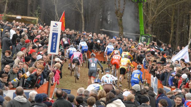 Succs populaire pour le France de cyclo-cross  Quelneuc