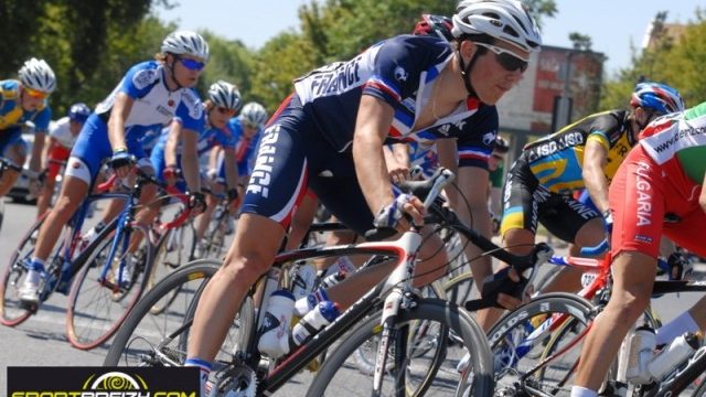 Olivier Le Gac au championnat du Monde juniors.