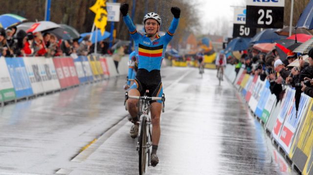 Arnaud Jouffroy sur le podium  Koksijde 