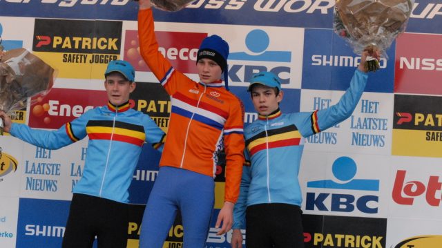 CDM Juniors  Coxyde : Van Der Poel au finish