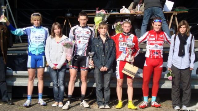 Ronde des Pins  Plouay : Adam et Marjot 