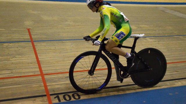 Katell Alenon mdaille d'argent au  France paracyclisme 