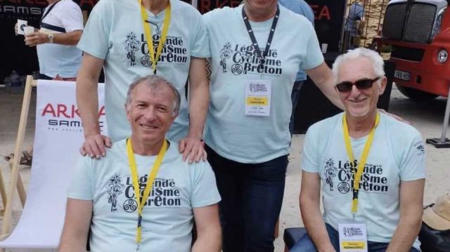 Argol le 4 juin 2023 les "Legendes" du cyclisme Breton 