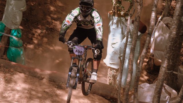 Coupe de Bretagne Descente VTT  Saint-Gouno (22) : Malo Stephan s'impose