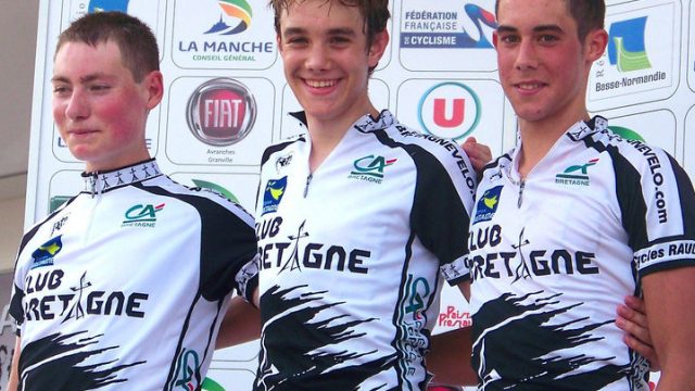 Le champion de France Juniors au dpart de la finale du Trophe des 3 communes 