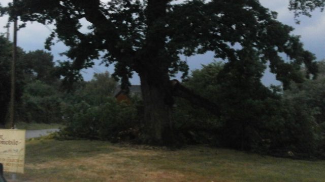 L'preuve de Lohac stoppe par une tornade