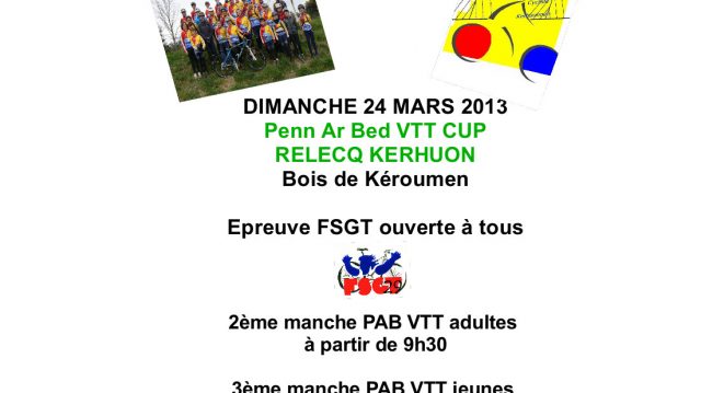 Penn Ar Bed VTT au Relecq-Kerhuon le 24 mars  