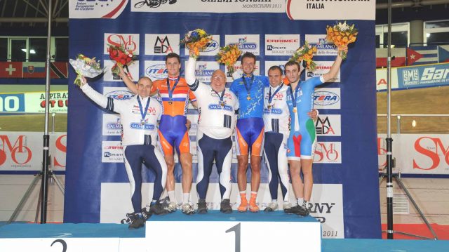 Championnat d'Europe de Derny  Montichiari (Italie) : classements 