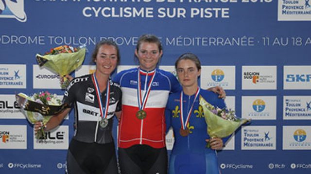 Vitesse dames : Huet en or et Hinault en argent chez les juniors 