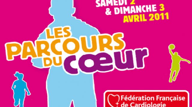 Les Parcours du Coeur les 2 et 3 avril 