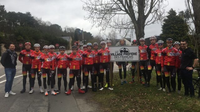 Les juniors du VC Pays de Loudac en stage 