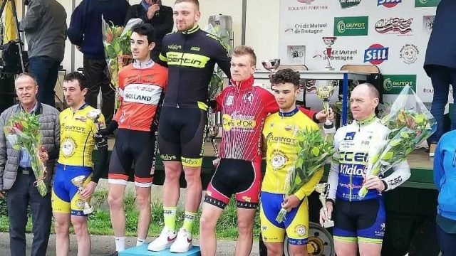 Guilloux (Team Bertin) le plus rapide  Bourg-Blanc