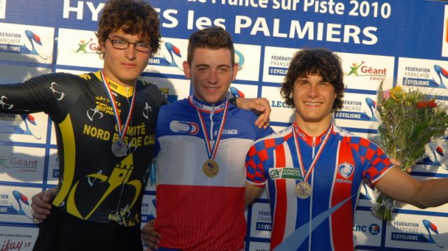 Jacques champion de France Junior de Keirin