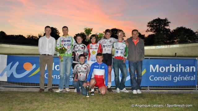 Coupe du Conseil Gnral du Morbihan sur Piste 2010 Souvenir Jol Bourvellec  Vannes : les rsultats   