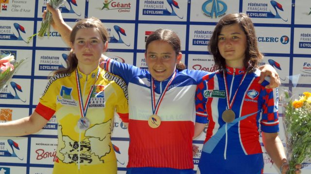 Sachet championne de France de la course aux points Minimes-Cadettes