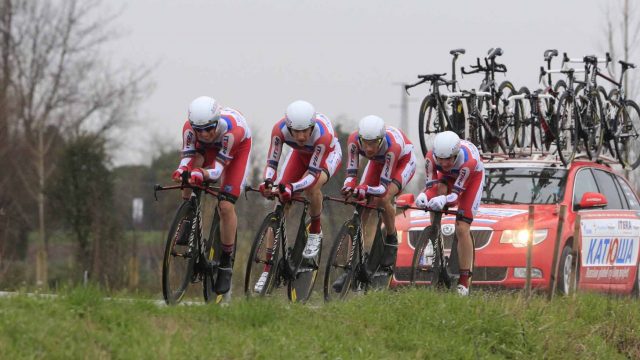 Semaine Coppi-Bartali  # 1 B : Katusha et Belkov en tte 