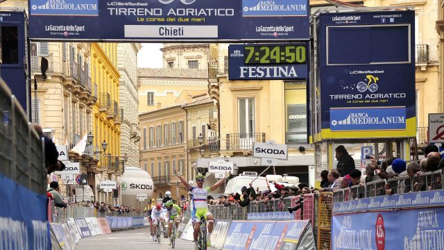 Tirreno-Adriatico - 4me tape : Sagan s'impose / Horner nouveau leader 