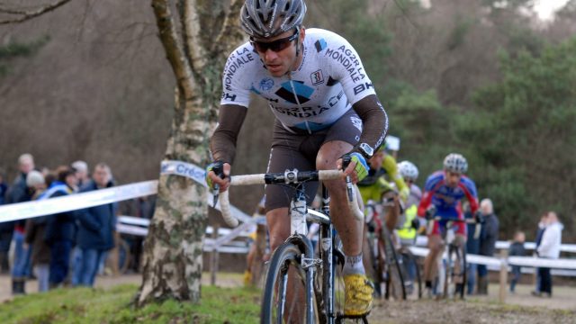 France cyclo-cross  Quelneuc : Hinault au dpart 
